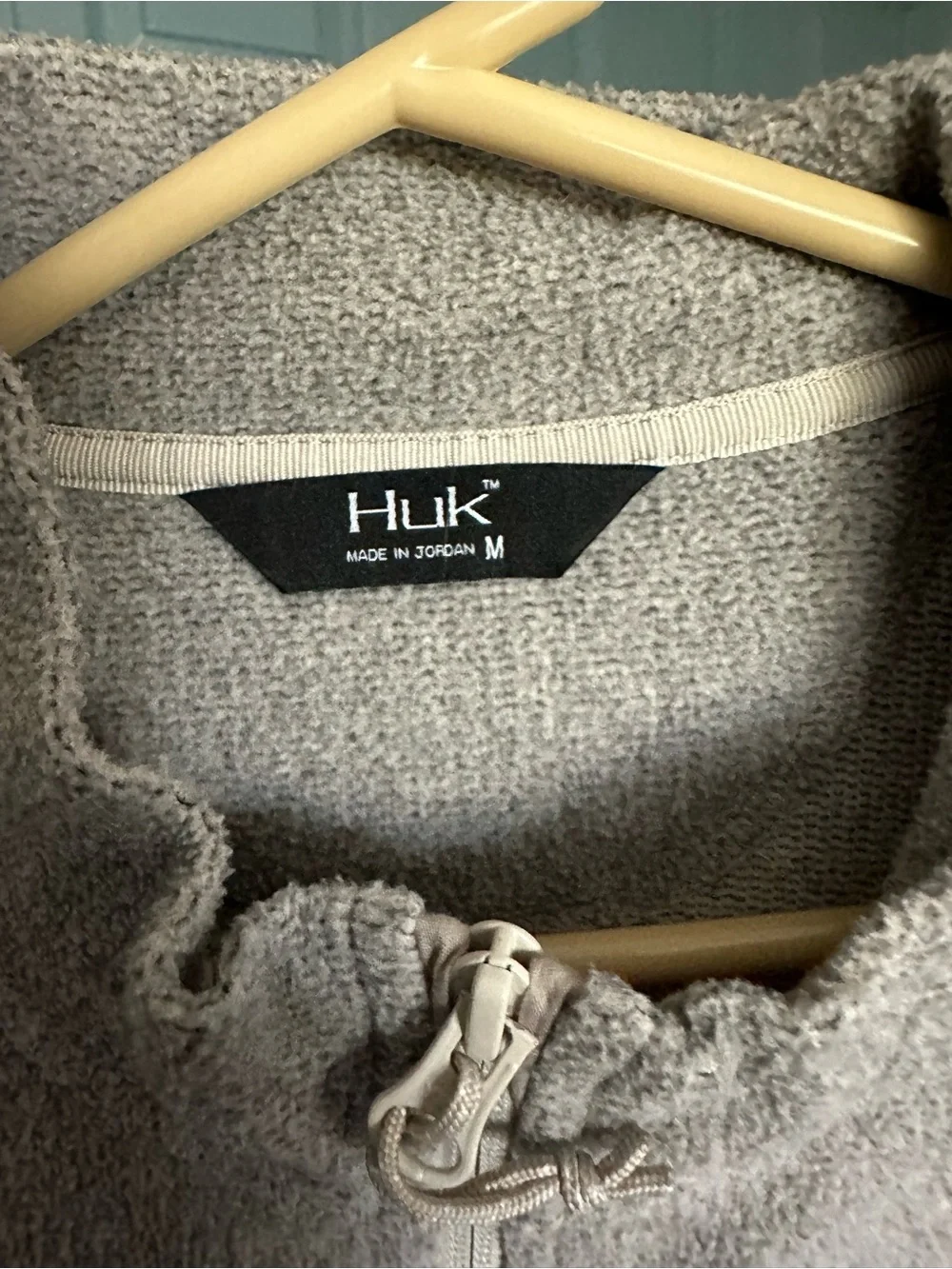 Huk Men's Heather Gray Half-Zip Pullover